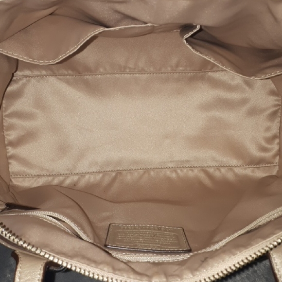 Coach Tan Leather Satchel - Picture 12 of 13